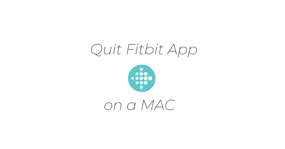 is there a fitbit app for mac?